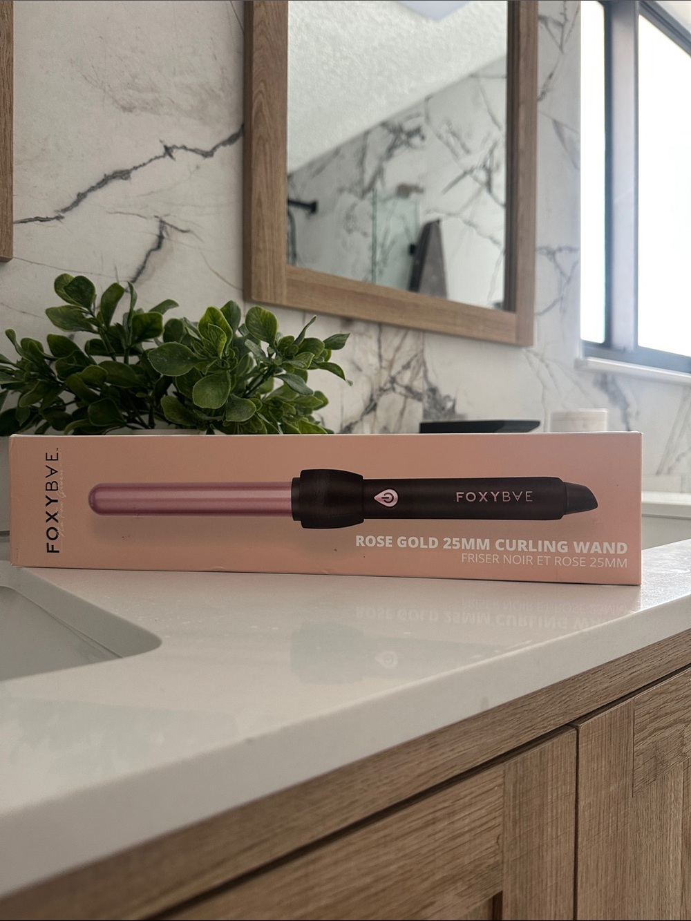 FoxyBae Rose Gold 25mm Curling Wand